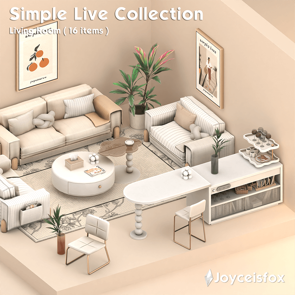 Скриншот мода Мебель для гостиной Simple Live Collection №4